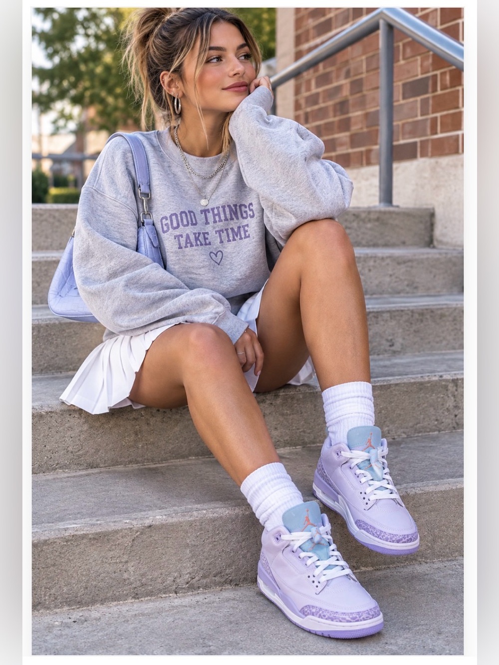 Jordan Spizike Low GS Barely Grape Ocean Bliss 7Y Women’s 8.5 HJ7824-500